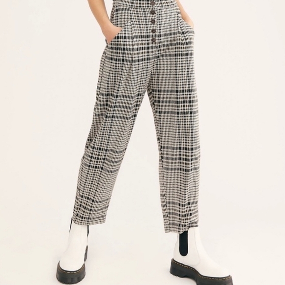 Free People Pants - Free People High Rise Cropped Pants